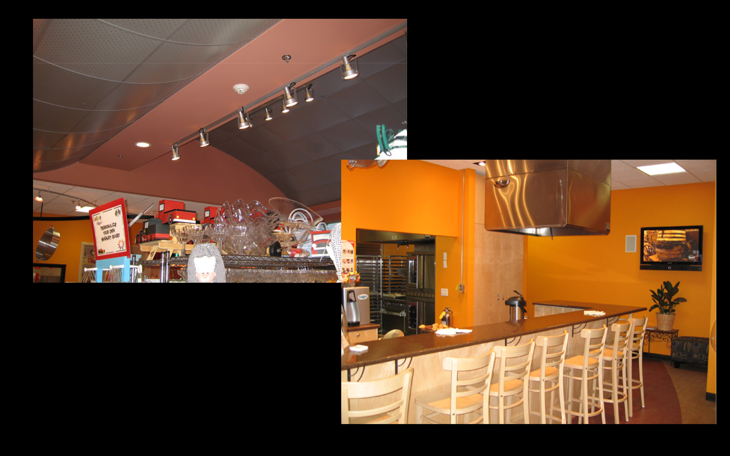 Store Look and Feel: cafe and waiting area