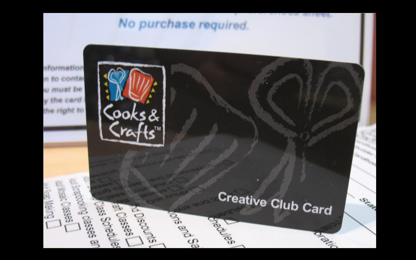 Loyalty Program cards and forms