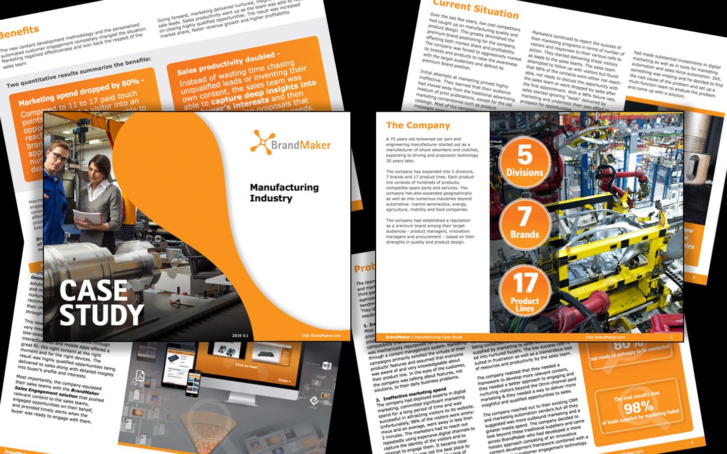 Case study design for the manufacturing industry