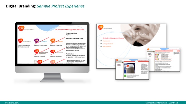 Glaxo Smith Kline digital brand guidelines