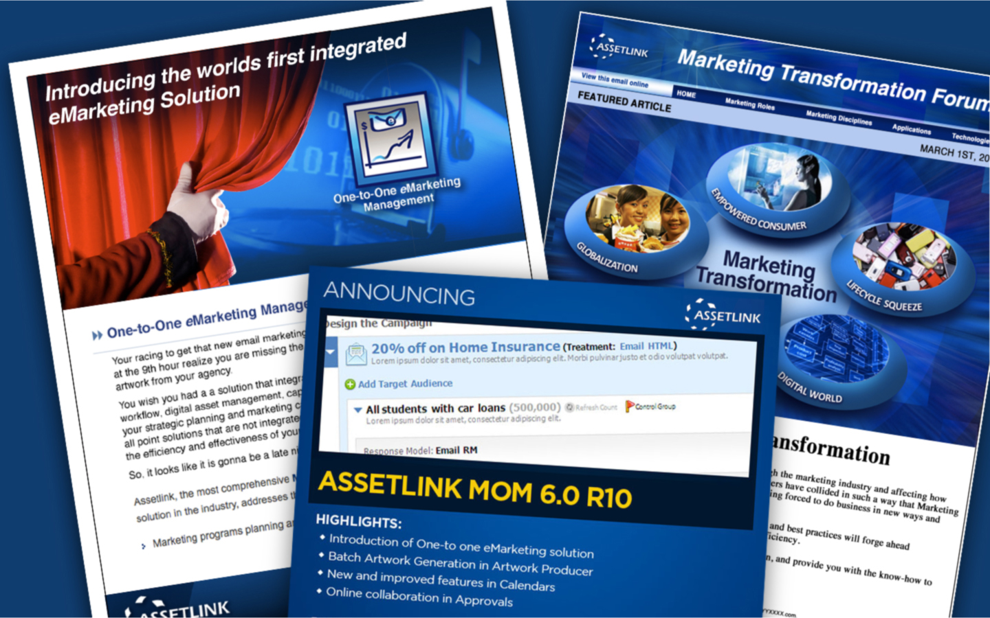 email designs for varying segments created