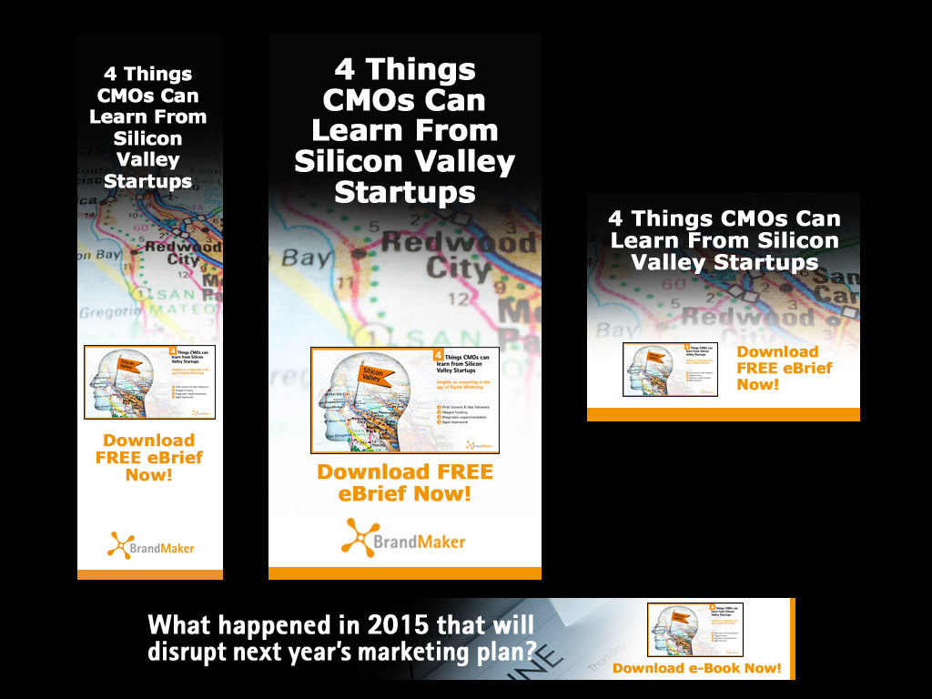 Banner ad campaign design for brief series