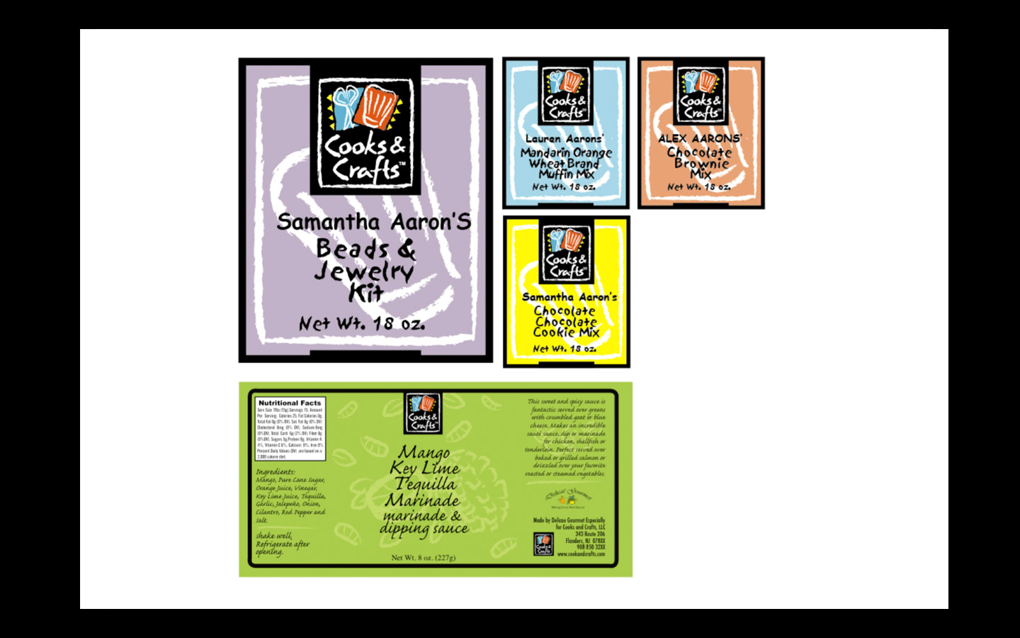 In-house Package Design custom label maker for craft products
