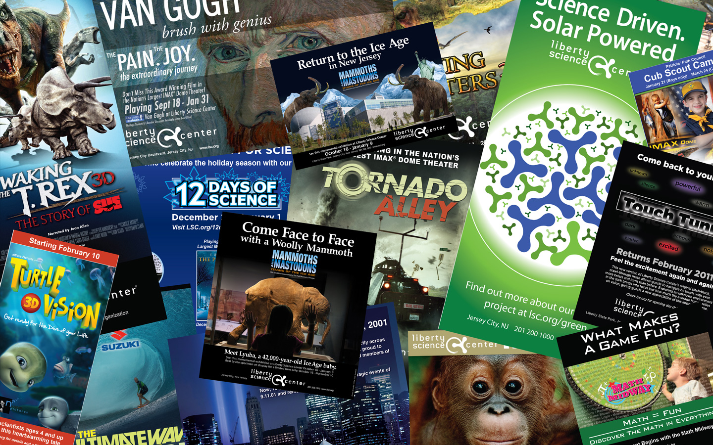 Movies and special events posters and materials