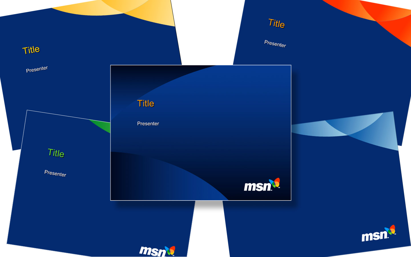 Powerpoint template design.