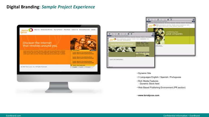 Terra / Locos corporate website