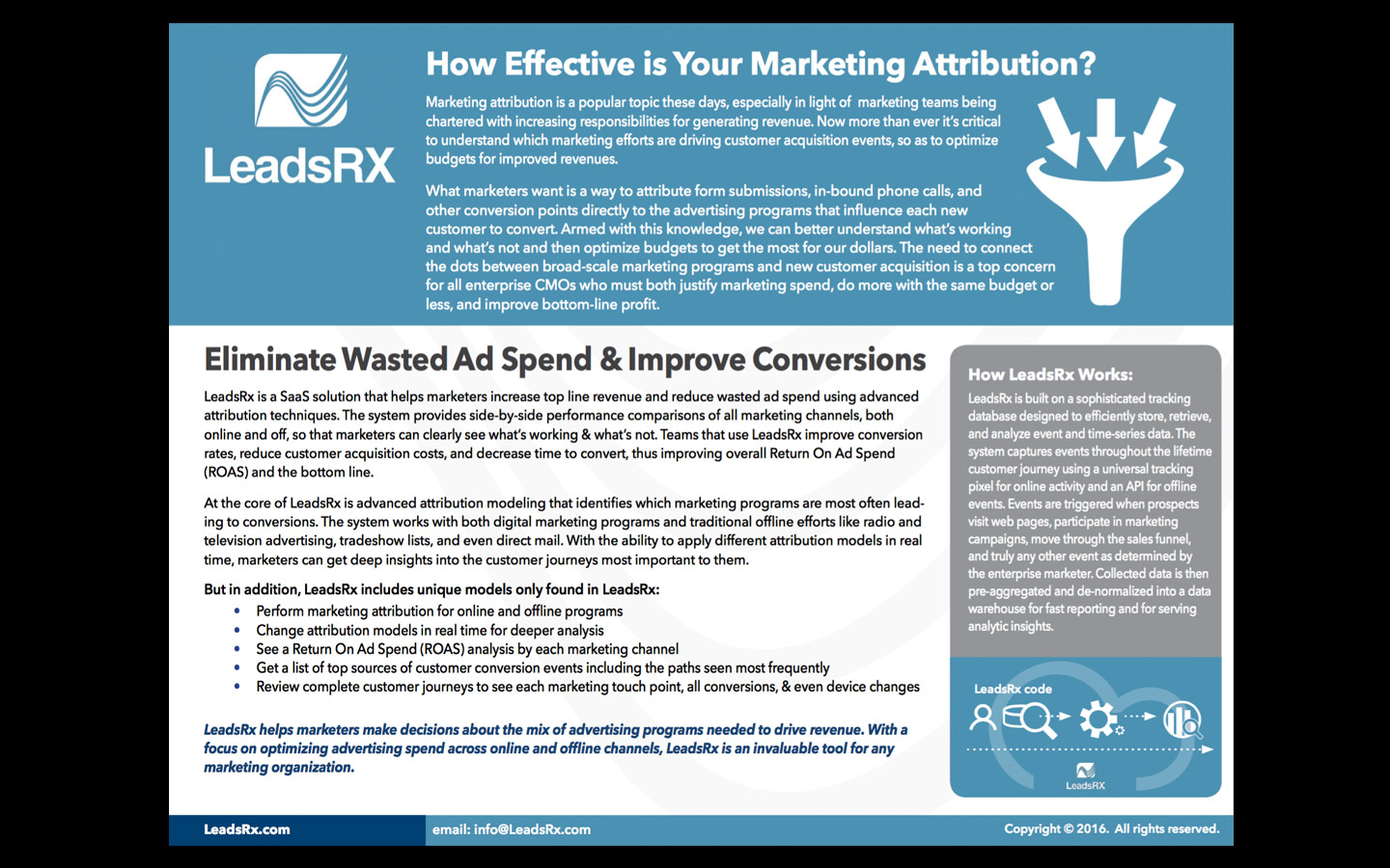 Main Sales collateral