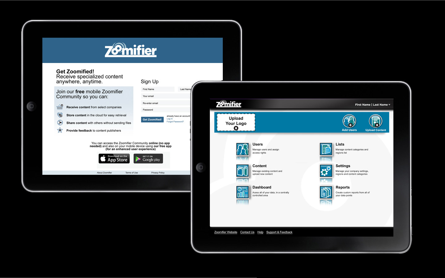 Landing Pages, mobile app screens and icons